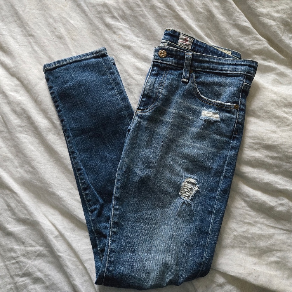 AG Stevie Ankle - Slim Straight Jean - Size 29